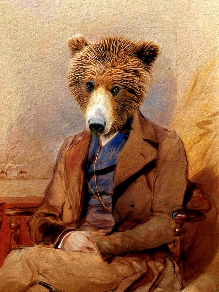 Sean The Wise Bear Pet Portraits