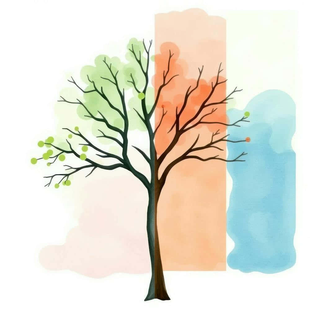 Watercolor Tree