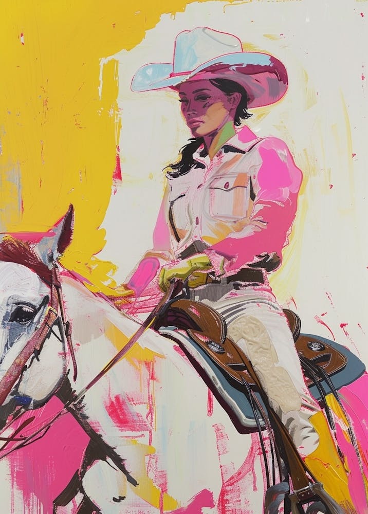 Cowgirl Painting 1