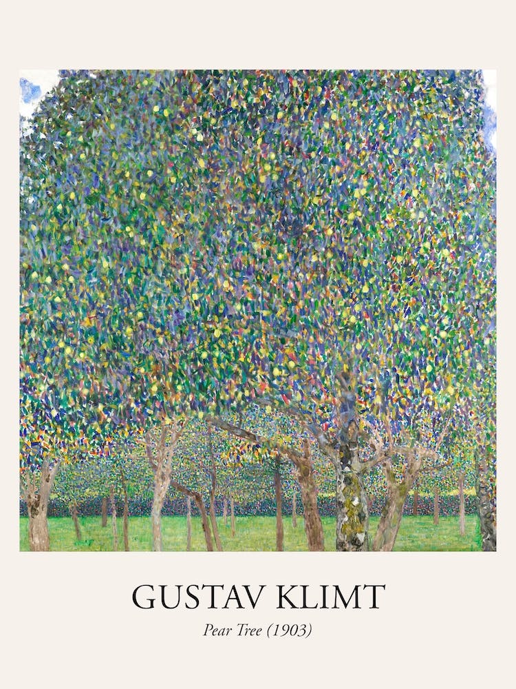 Pear Tree, Gustav Klimt Poster