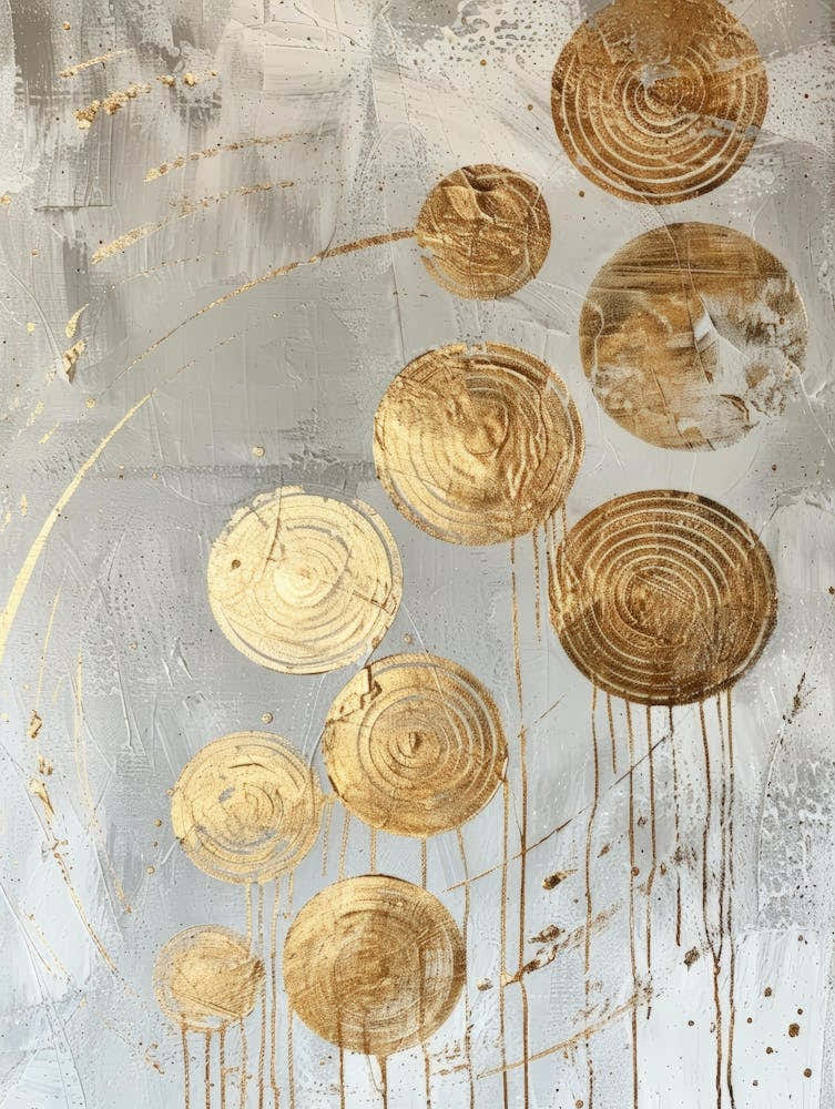 Gold Circles 8
