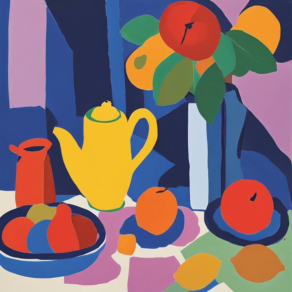 A Matisse-Inspired Still Life 2