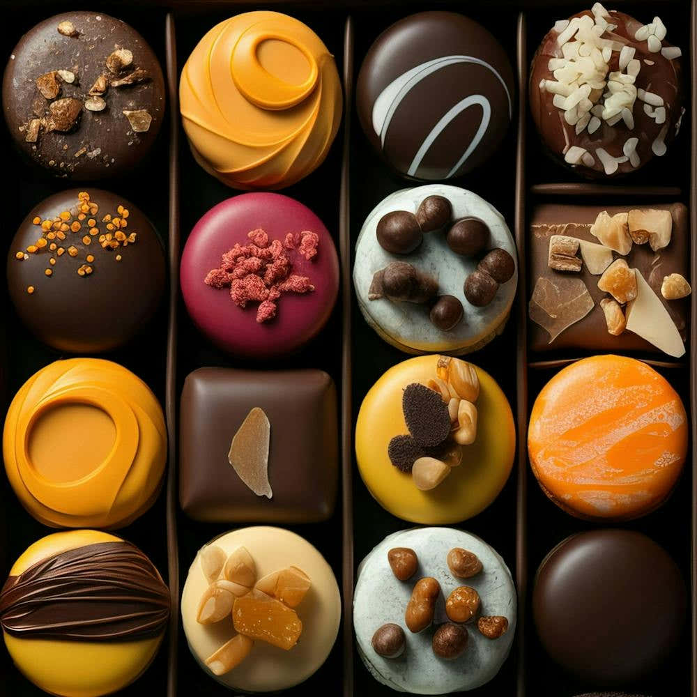 Chocolate Candy Candy Box Gift Cashier Decoration Chocolatier Art Handmade Food Cooking