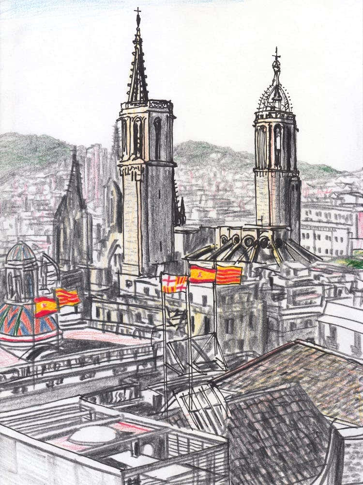 Town Hall and Cathedral