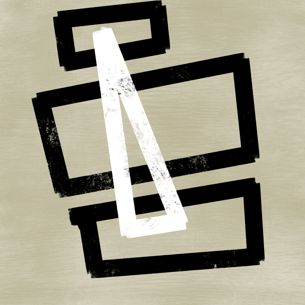 Abstract Geometric Painting