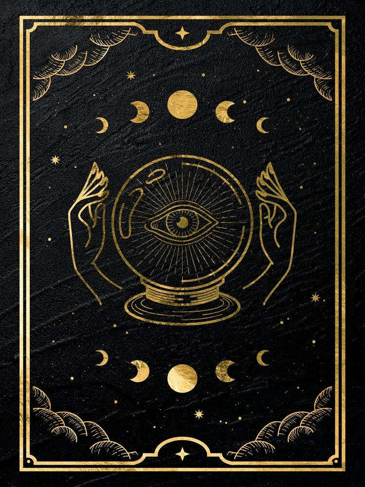 Gold Mystical Tarot: Magic ball
