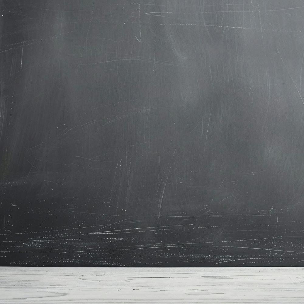 Blackboard With Chalk