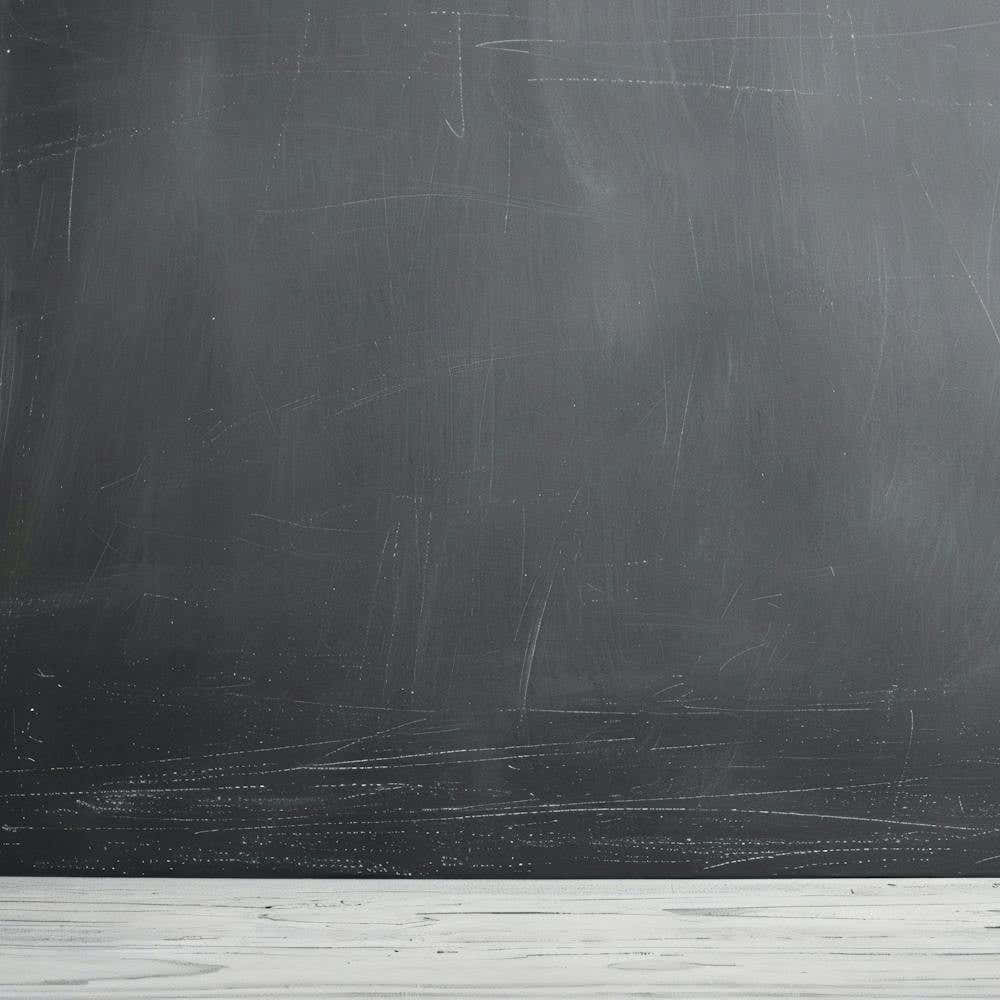 Blackboard With Chalk