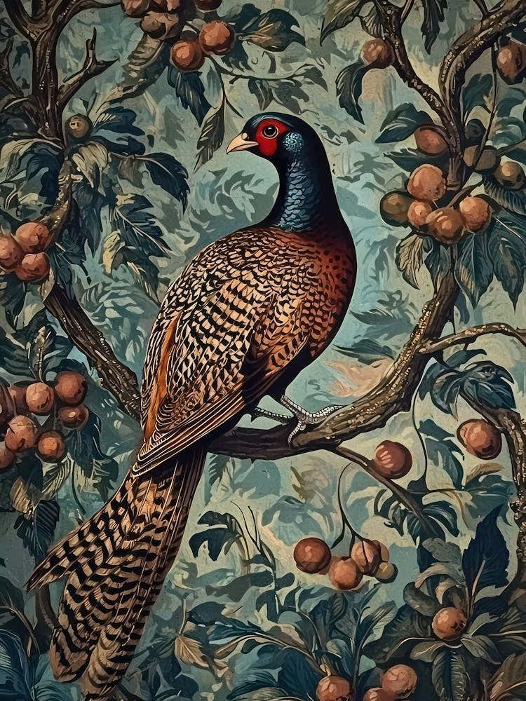 William Morris Pheasant Vintage Vintage
