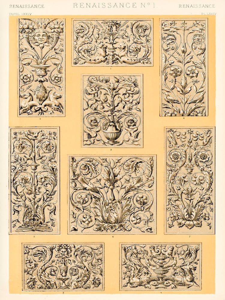 Vintage Pattern Illustration, Owen Jones