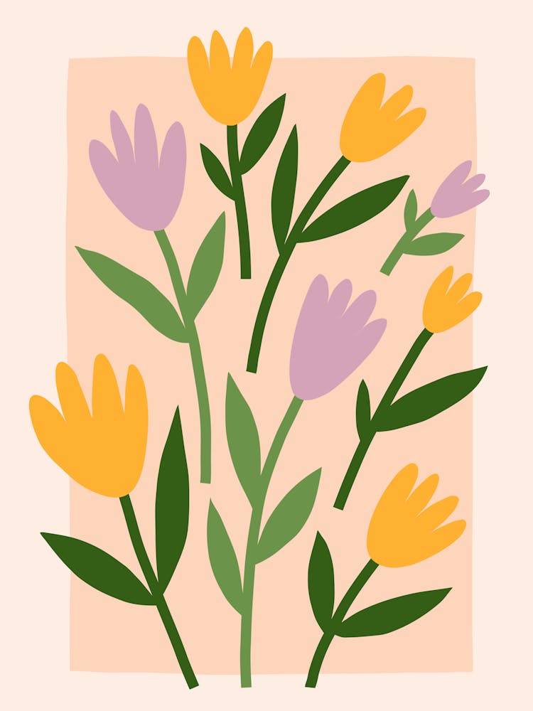 Colorful Flower Print 2