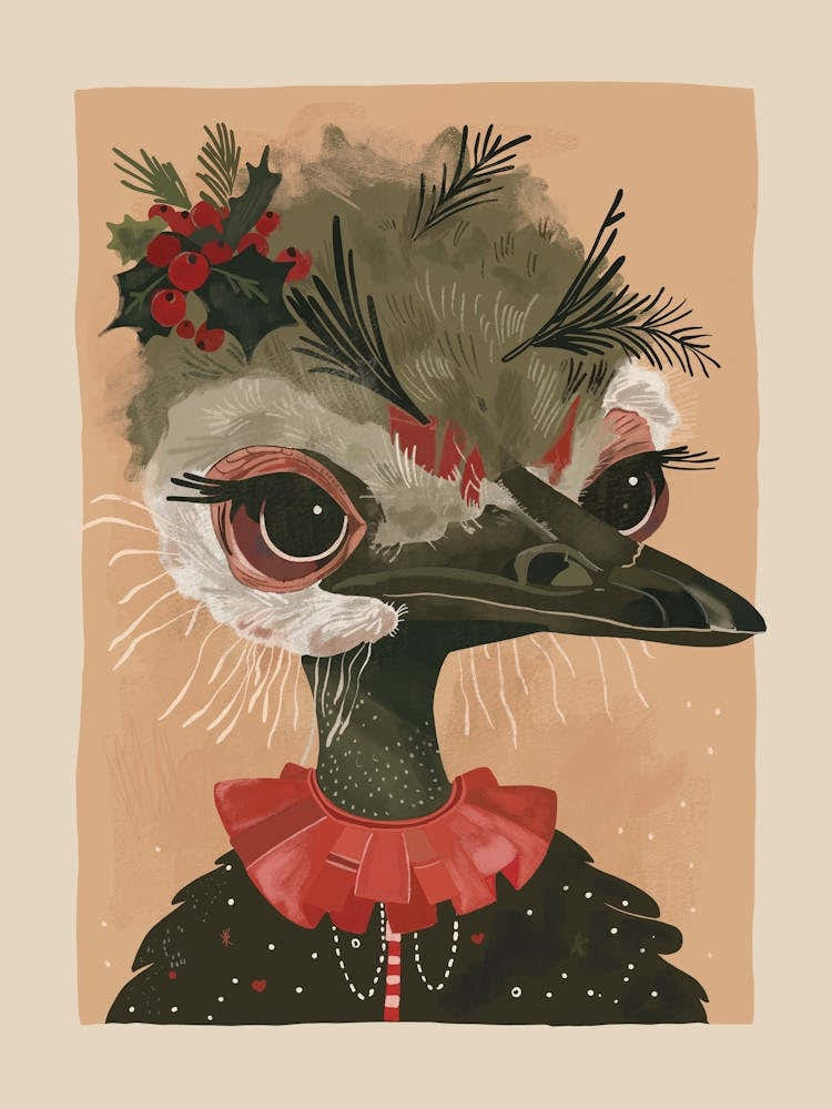 Festive Ostrich