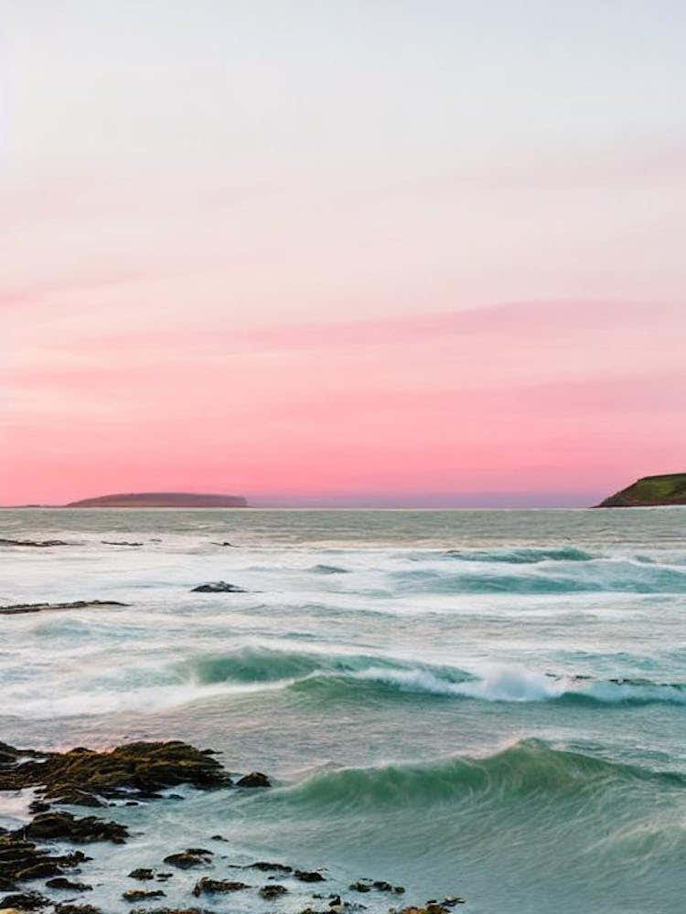 Cemaes Bay, Anglesey, Wales Pink Photography 2