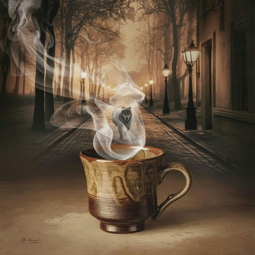 Coffee Cup With Smoke