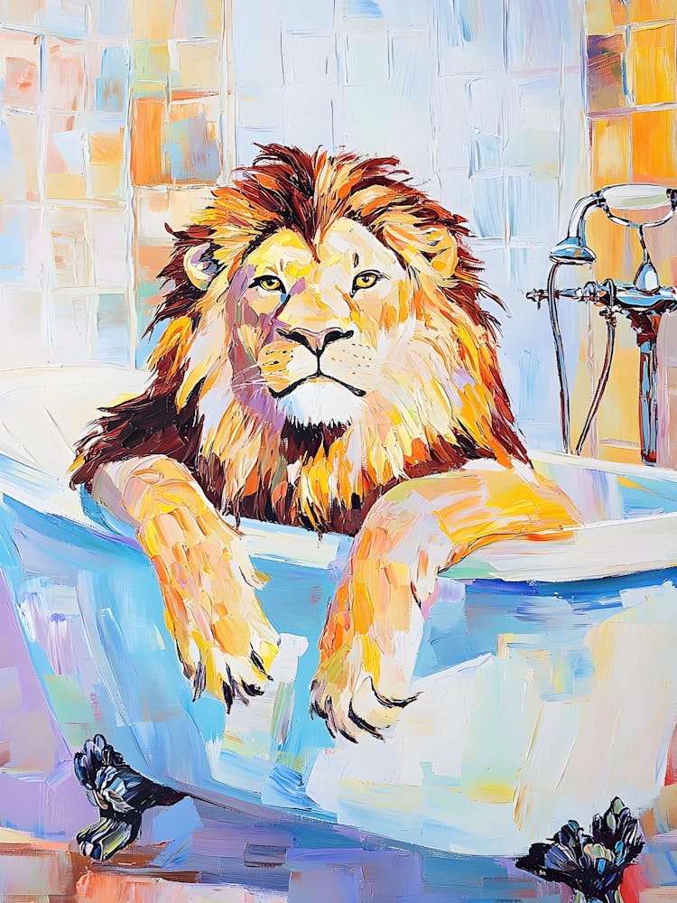 Lion In The Bath