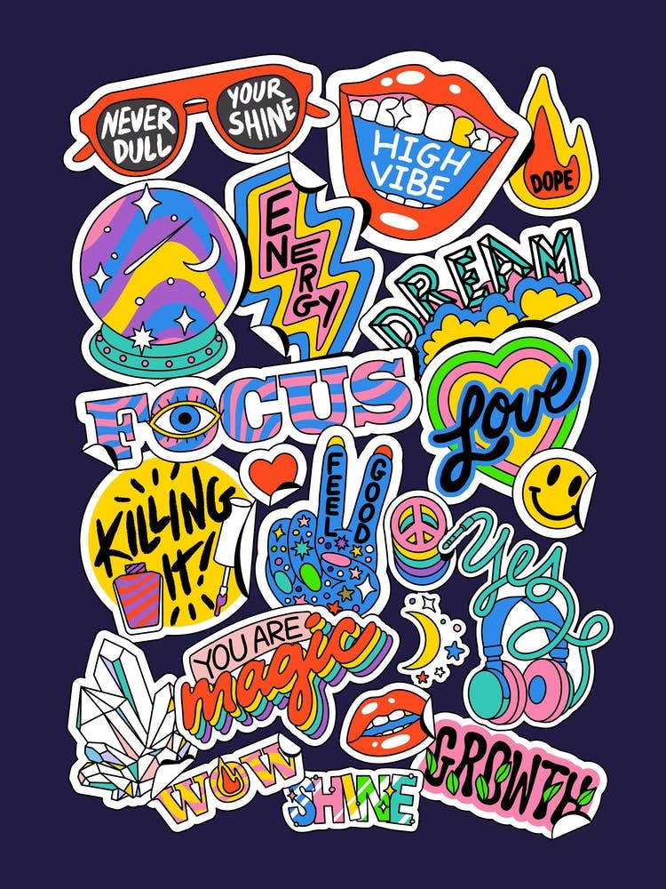 High Vibe Positivity Love Growth Self Care