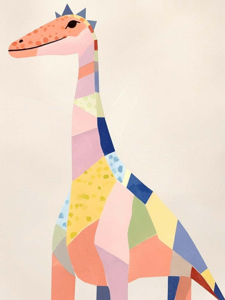 Nursery Dinosaur Art Suchomimus