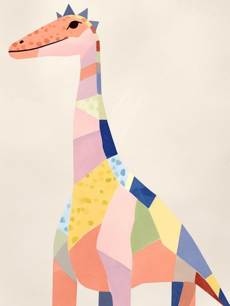 Nursery Dinosaur Art Suchomimus