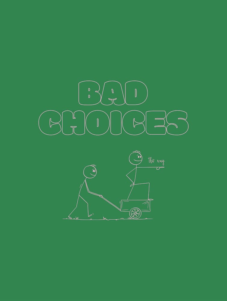 Bad Choices - Green & Pink