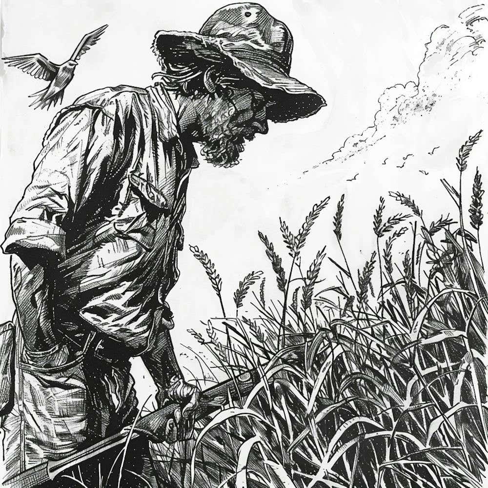 Farmer In The Field 1