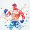 Sport Watercolor Canvas Art
