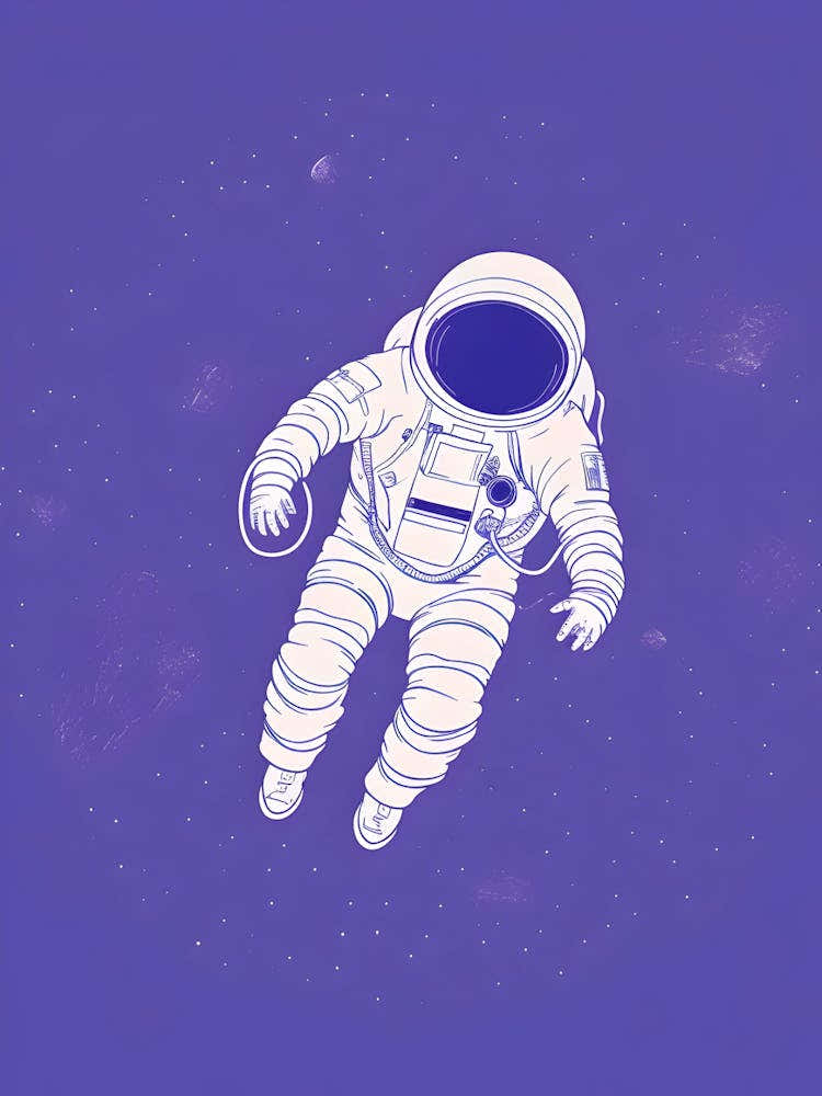 Spaceman In Space