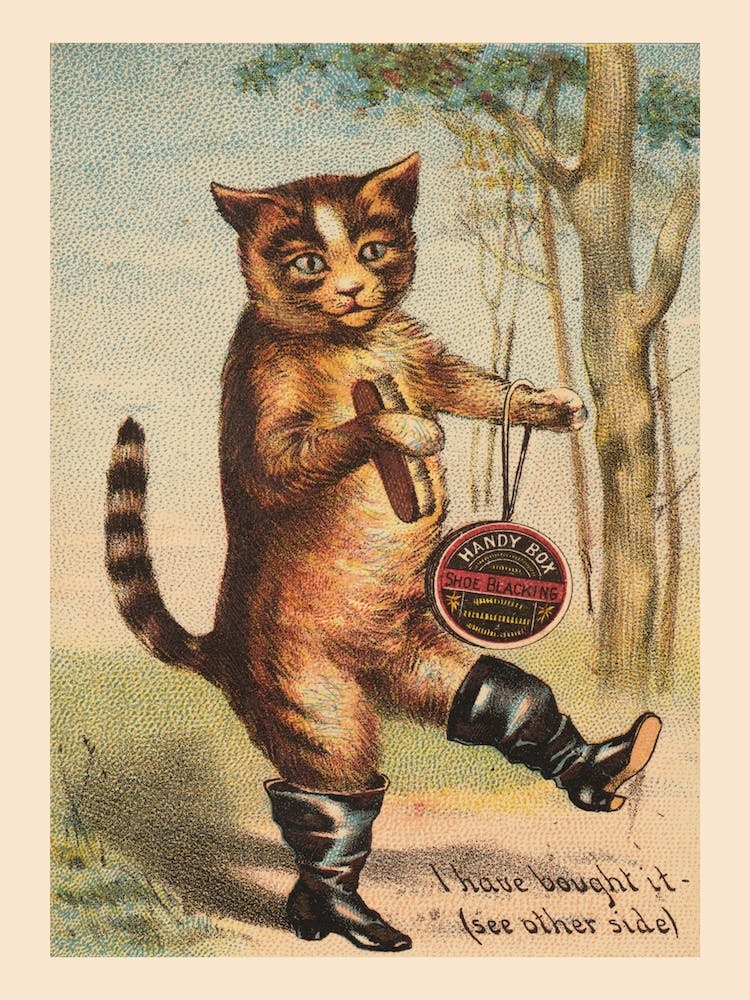 Handy Box Shoe Blacking Advert