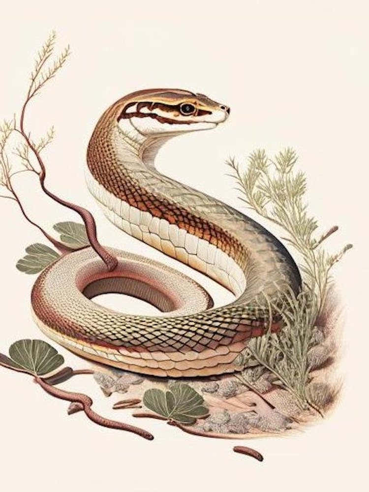 Rough Earth Snake Vintage