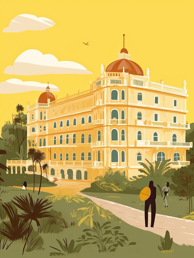 Bangalore India Travel Illustration 3