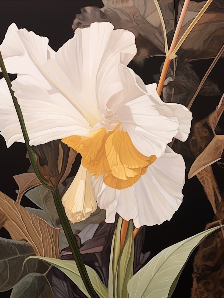 Flower Illustration Daffodil 4