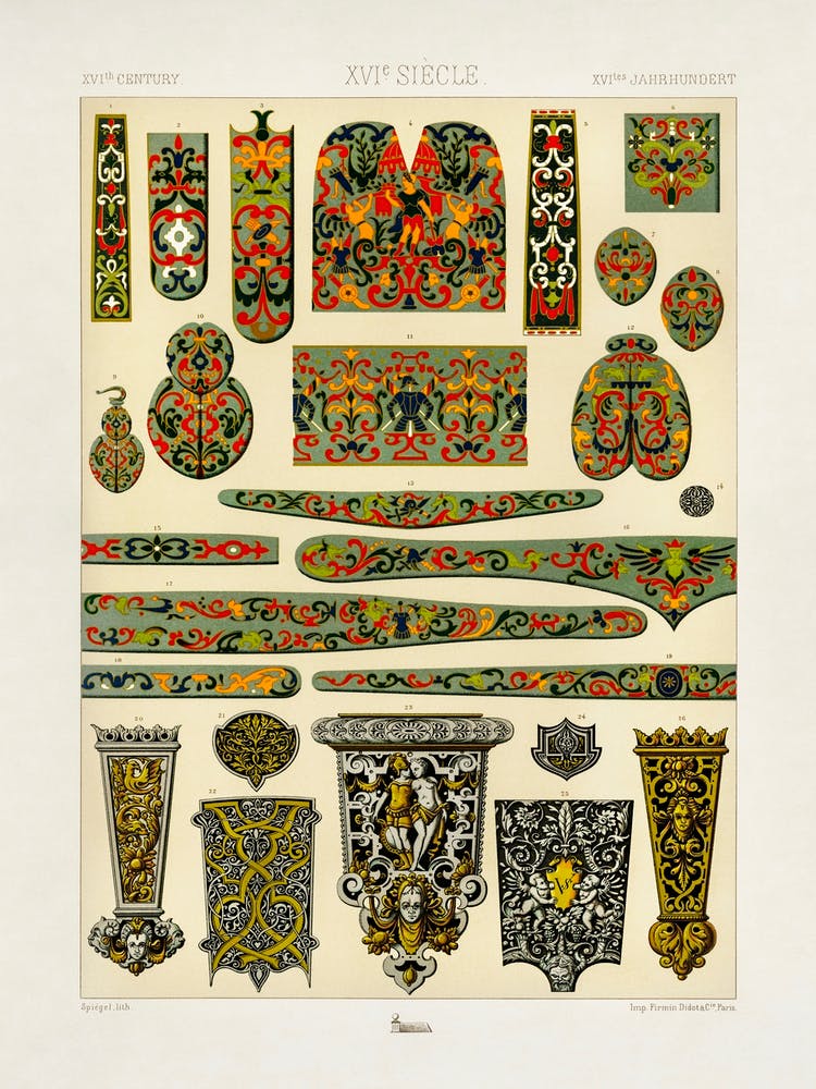 16th Century Pattern, Albert Racine 1