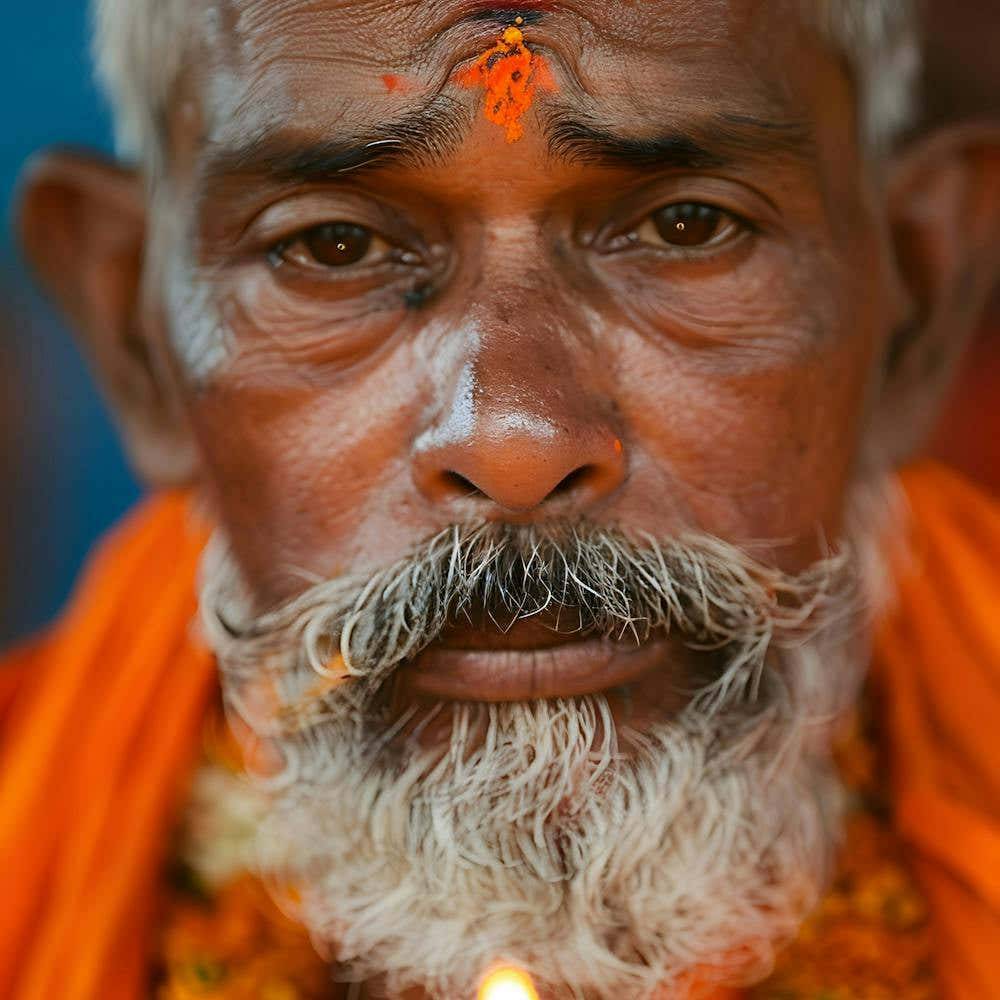 Indian Man With A Beard