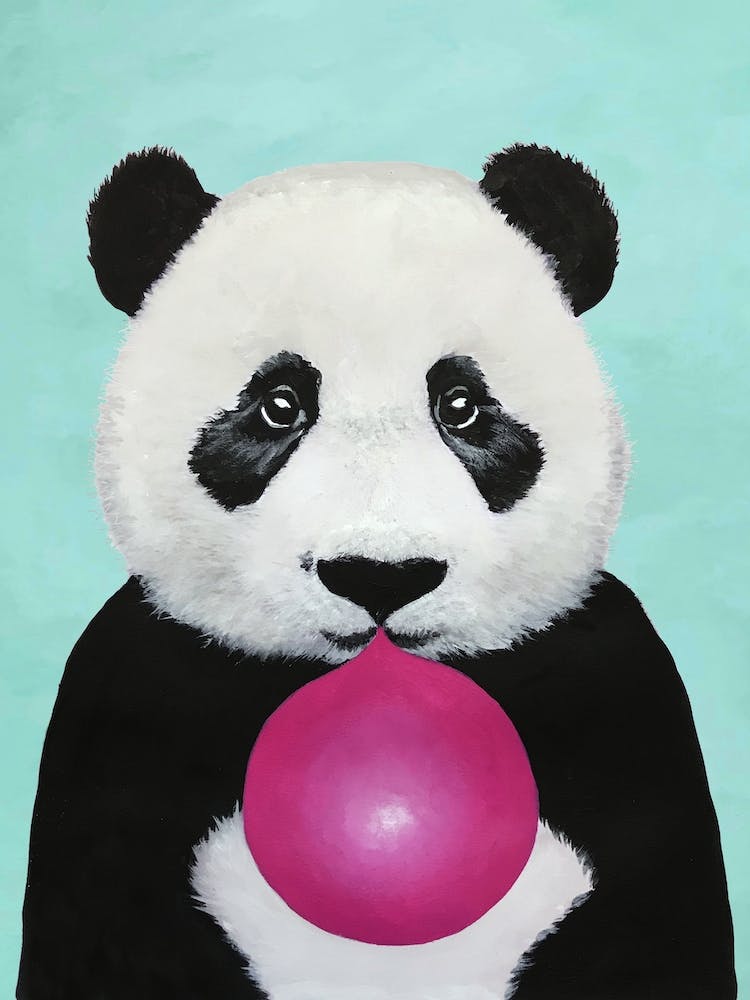 Panda With Bubblegum