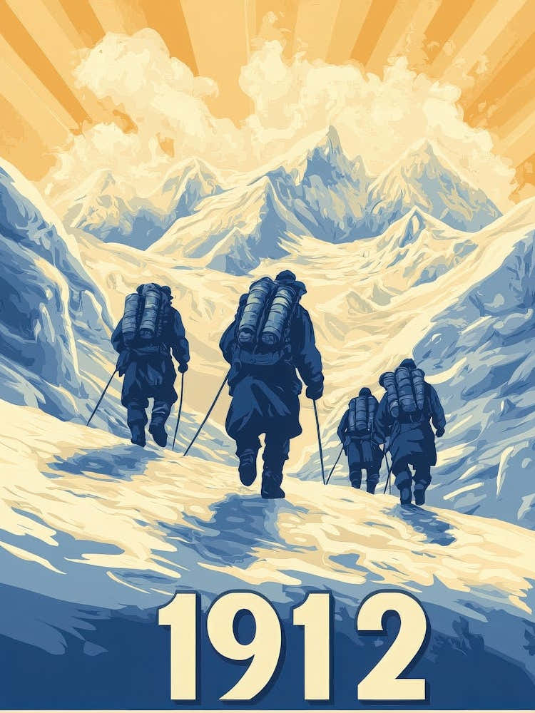 Aihrgdesign A Vintage Adventure Poster Of A 1912 Polar Expedi 952da729 0f81 4f98 A44f A06949426215 2