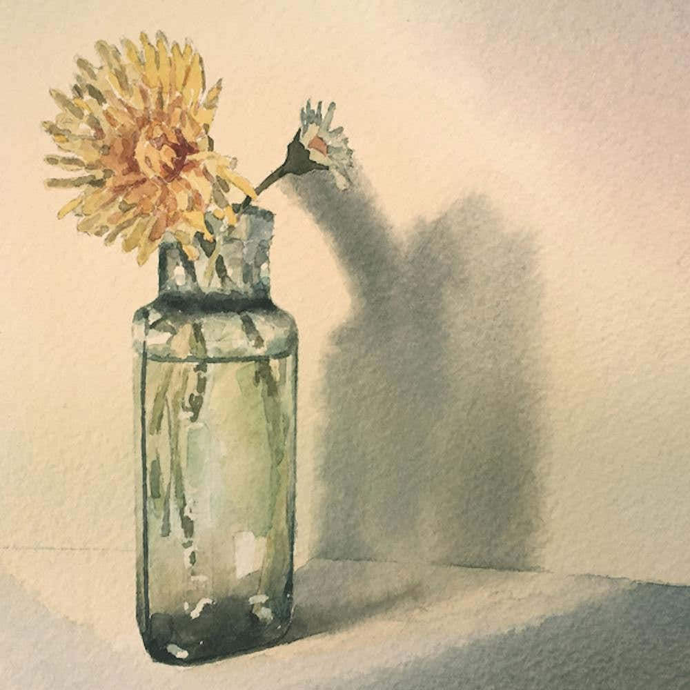 Dandelion In Bottle
