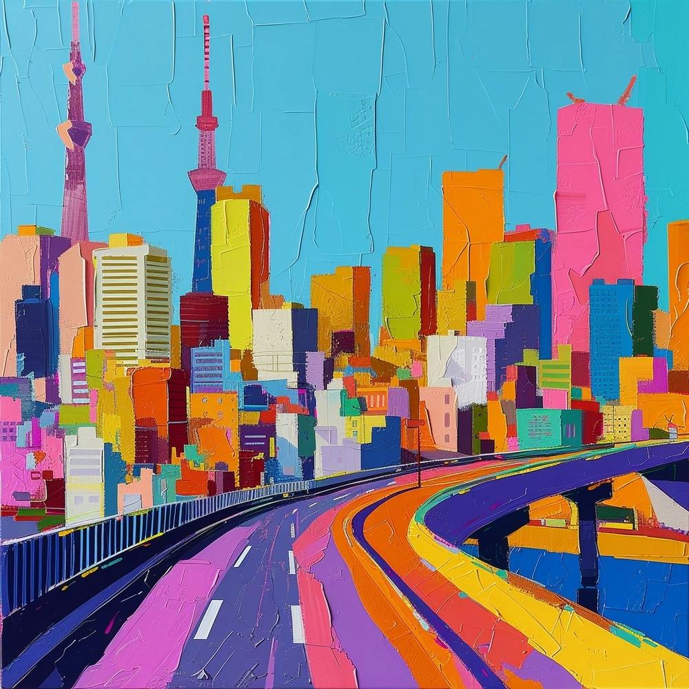 Abstract Travel Collection Tokyo Japan 7