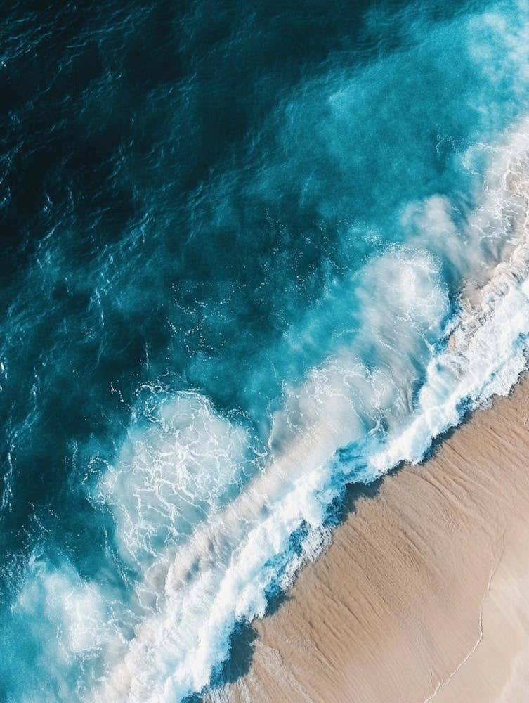 Aerial View Of A Beach 100