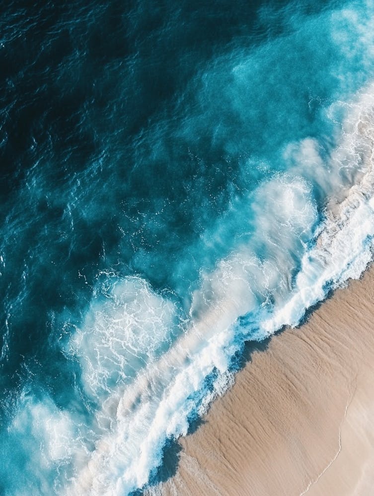 Aerial View Of A Beach 100