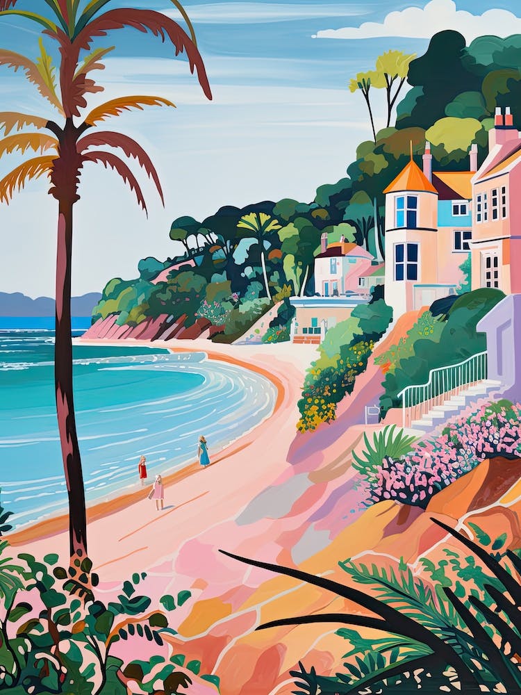 Blackpool Sands, Devon, Matisse And Rousseau Style 3