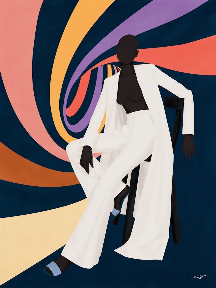 Pretty Spiral Woman