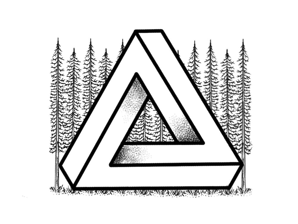 Woodland Penrose Triangle