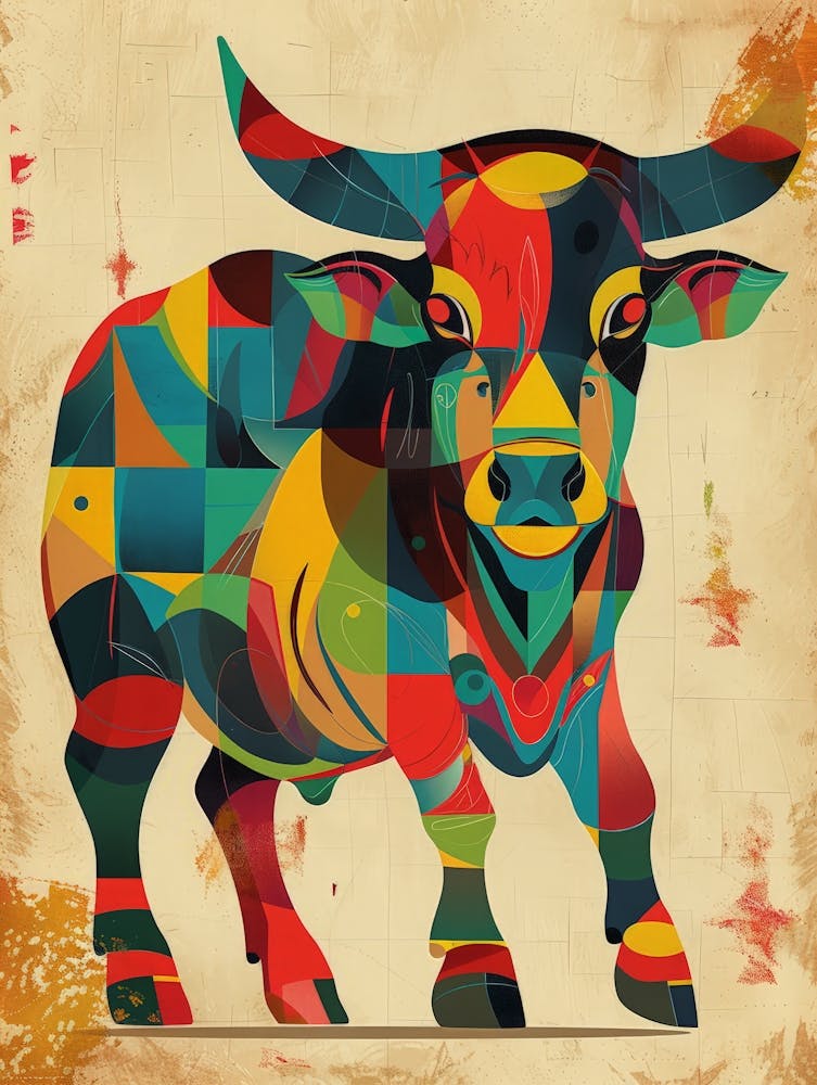 Bull Canvas Art