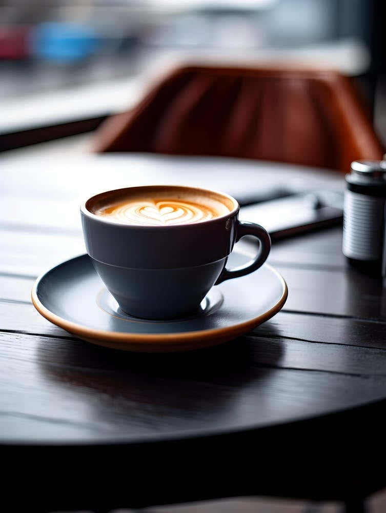 Coffee Cup On A Table