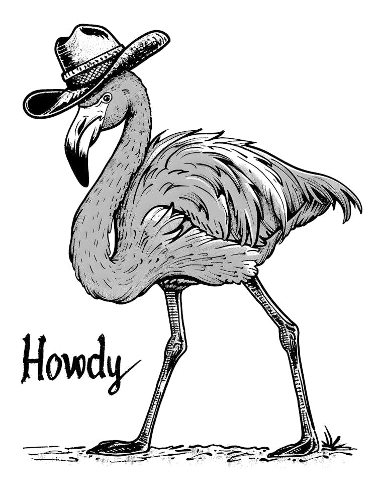 Howdy Flamingo