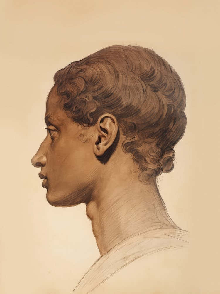 Male Drawing Vintage