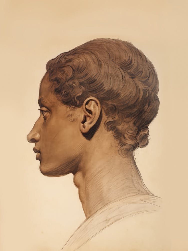 Male Drawing Vintage