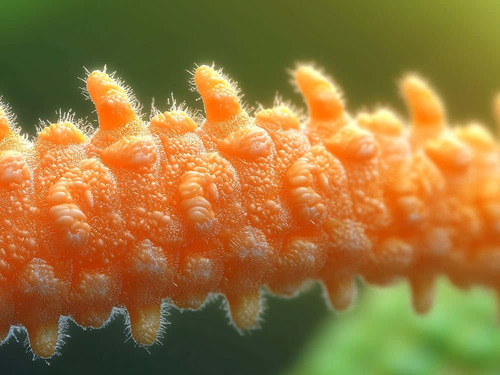 Close Up Of A Caterpillar