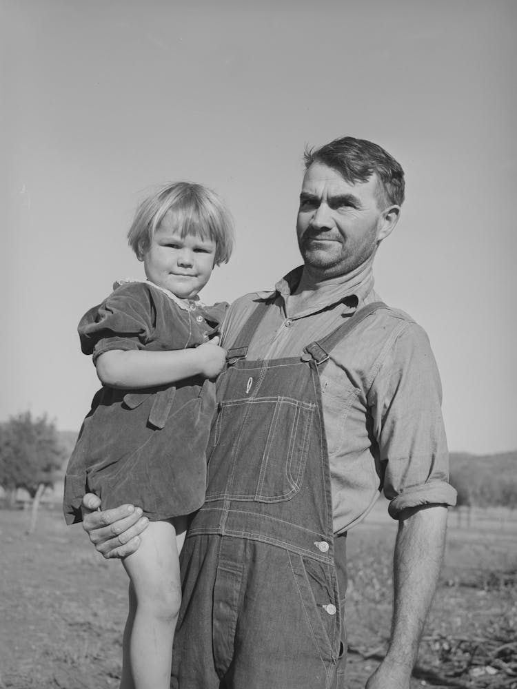 John Frost And His Daughter, Mr, Frost Is Part Owner Of 135 Acres Of Semi Marginal Land In Tehama County,