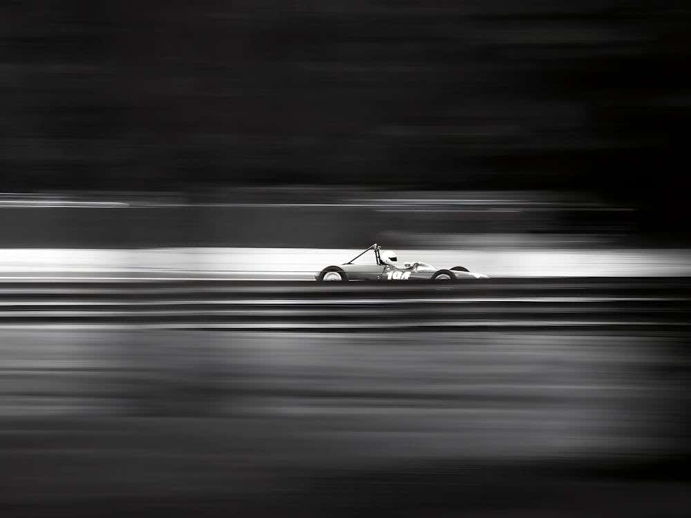 Race Car On The Track