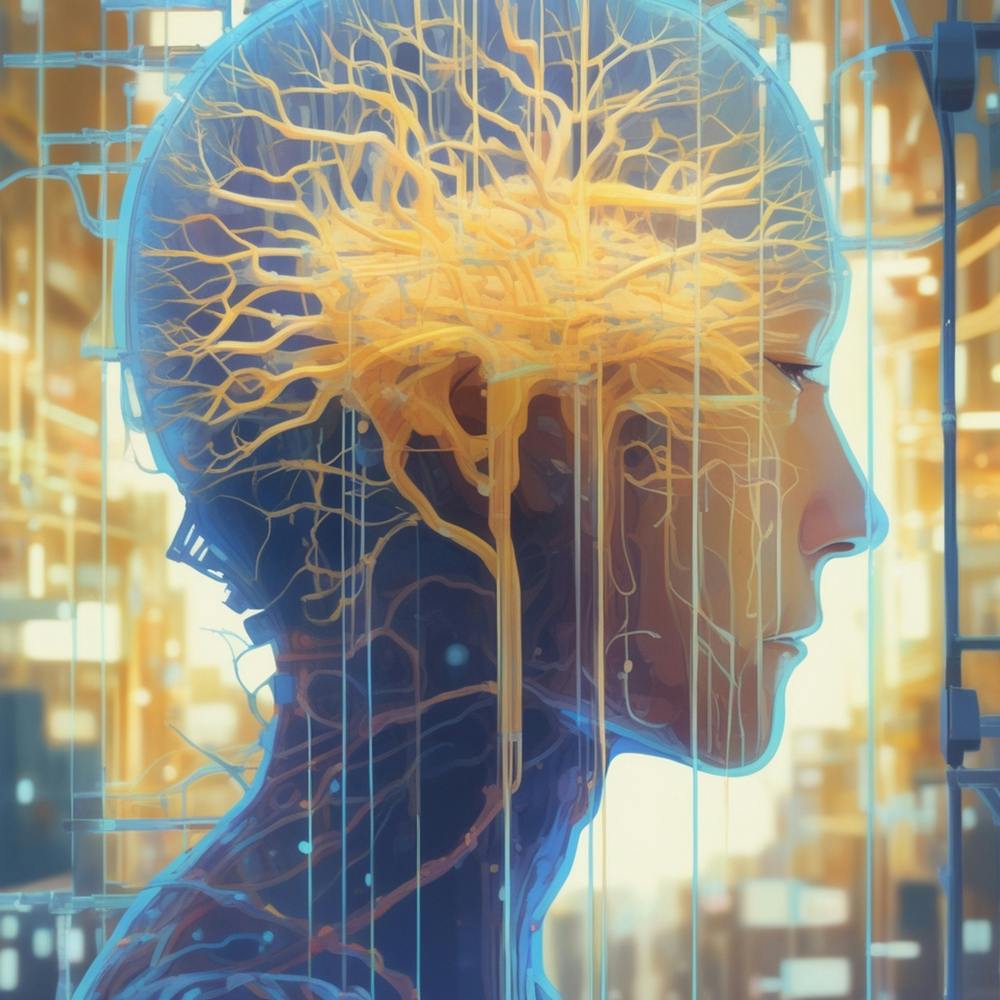 Human Brain With Tree